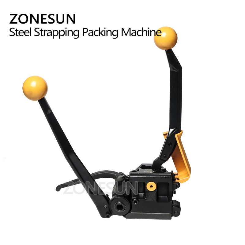 ZONESUN A333 13-19mm Tira de aço manual sem vedação Máquina de cintar