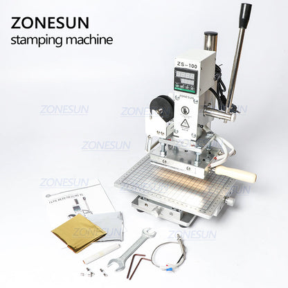 Máquina de Estampación en Caliente ZONESUN ZS-100C 10x13cm