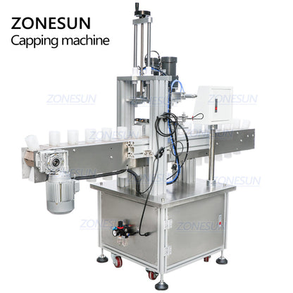 ZONESUN 18-70mm Máquina Tapadora Eléctrica Completamente Automática Neumática Personalizada