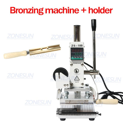 ZONESUN ZS-100 10x13cm Máquina de estampagem a quente